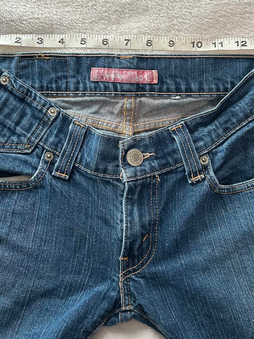 Levi vintage low rise straigh slouch jeans 504 - Picture 2 of 5